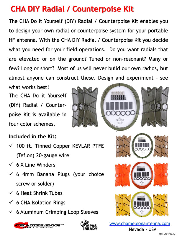 CHA DIY RADIAL/COUNTERPOISE KIT