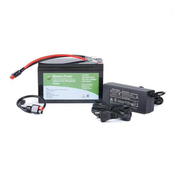 BLF-1209WS KIT 12V (12V, 9Ah LFP Battery) w/ CHARGER