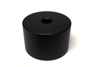 CHA 34HD COLLAR black-anodized load-distribution collar, front view