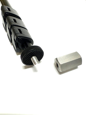 CHA T-RISER native top stud with CHA TRIPOD ADAPTER removed