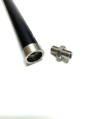 CHA T-RISER female base socket with removable stud hardware beside it