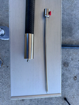 CHA CFM-34 HD base and CHA SPIKE MOUNT shown before installing the required CHA 34HD COLLAR