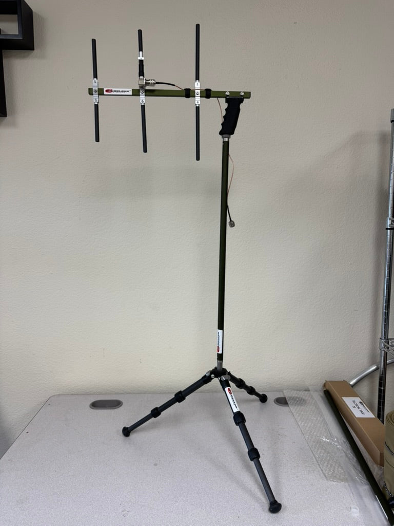 CHA TACYAGI-70 elevated over a CHA CARBON FIBER TRIPOD with a CHA SS Adapter and extension